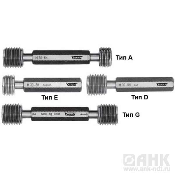 Калибры пробки Vogel метрические