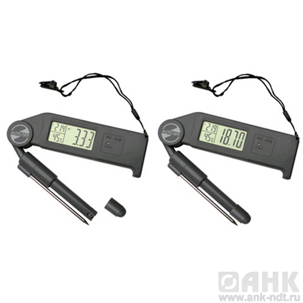 Складной pH-метр, термометр, гигрометр KL-010