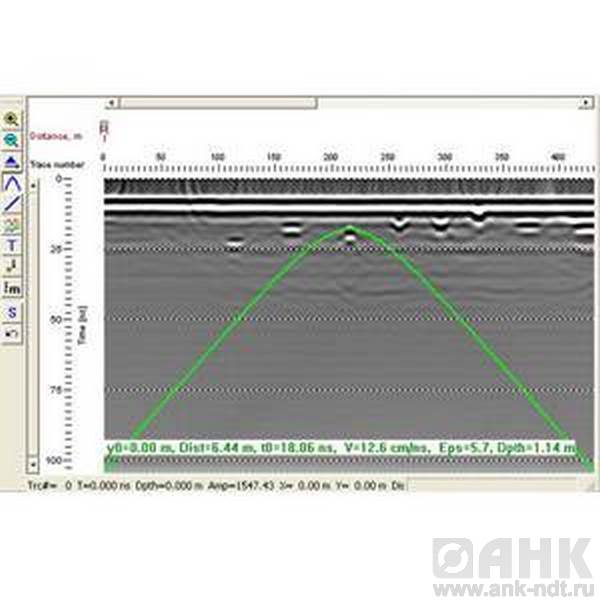 Программа обработки георадиолокационных данных "GeoScan32"