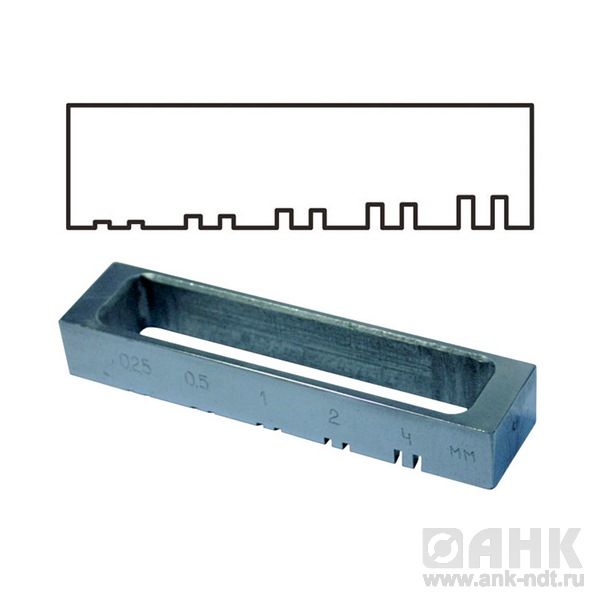Гребенка для оценки розлива ЛКМ