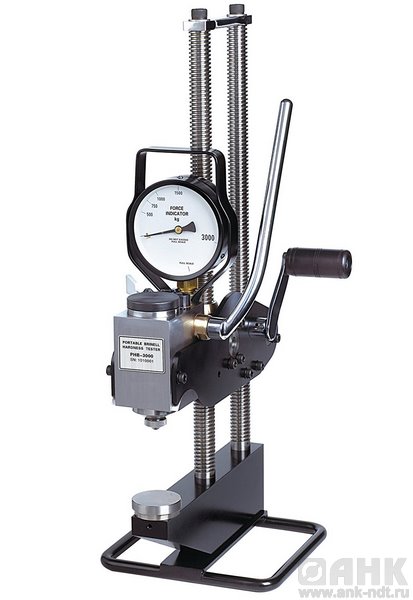 PHB-3000 (копия King Portable Brinell Tester) твердомер металлов переносной гидравлический по Бринеллю китайского производства