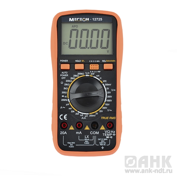 Цифровой мультиметр МЕГЕОН 12725 (True RMS)
