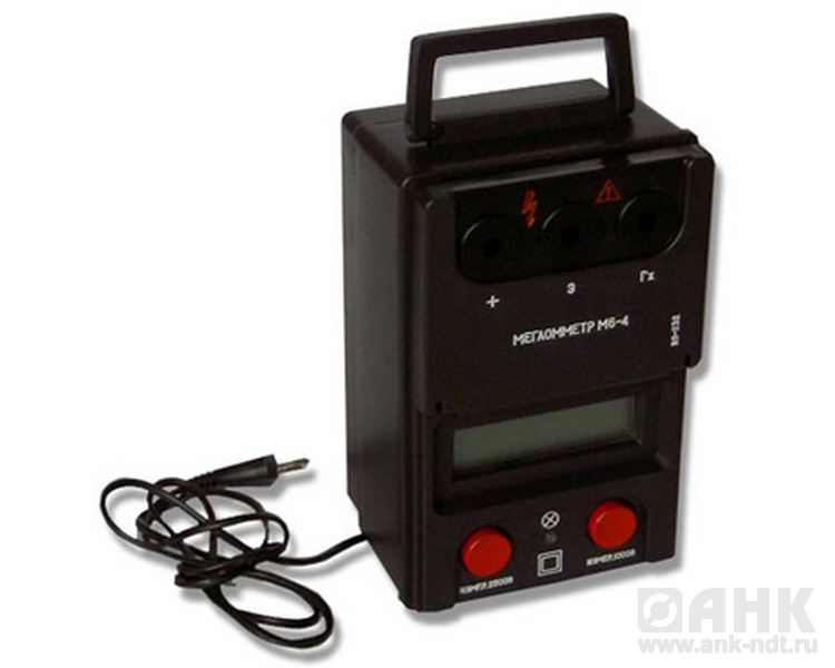 М6-ЖТ - цифровой измеритель сопротивления изоляции, мегаомметр