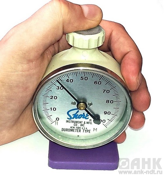 Shore Type M механический штатив с твердомером (дюрометром) Шора тип М с аналоговым индикатором