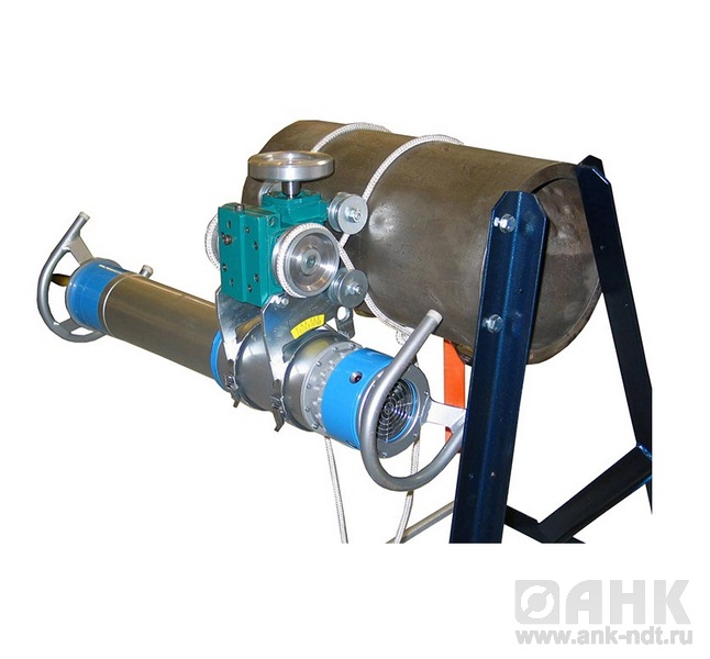 Каретка для установки аппарата РПД-200 на трубы