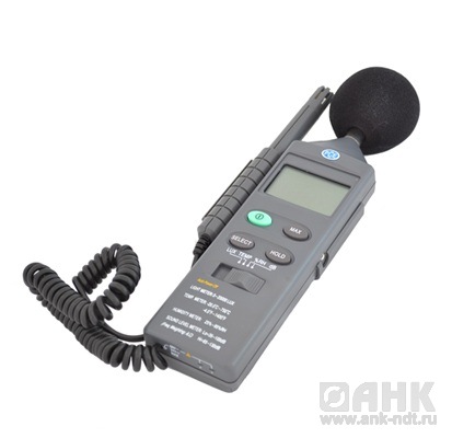 Шумомер, люксметр и измеритель влажности PCE-EM882