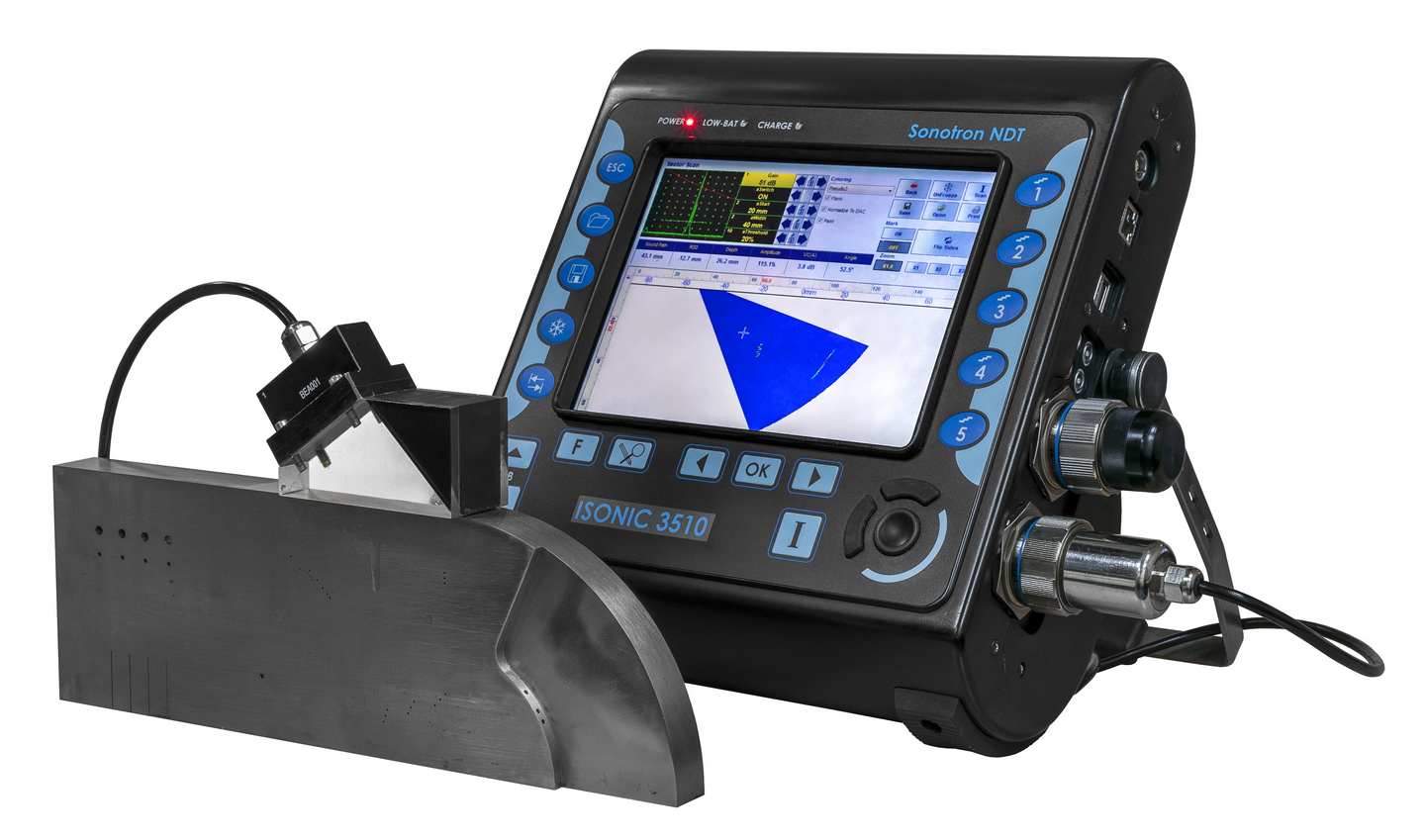 Дефектоскоп на фазированных решетках ISONIC 3510