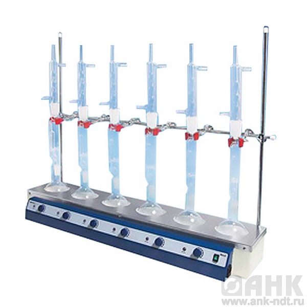 Колбонагреватель WHM-12293 6-ти местный, T до +450 °С, 250 мл