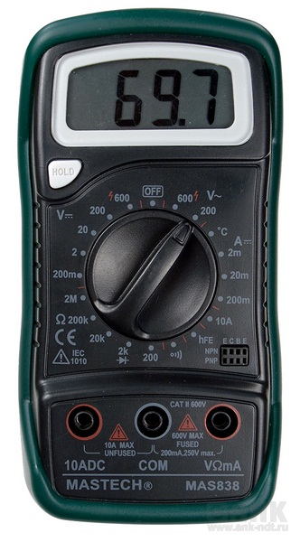 MAS838 — цифровой мультиметр