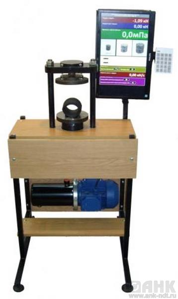 ПРЕСС ИСПЫТАТЕЛЬНЫЙ ТП-1-10 (ДВА ДИАПАЗОНА 200/1000 КГС) — ЦЕМЕНТ
