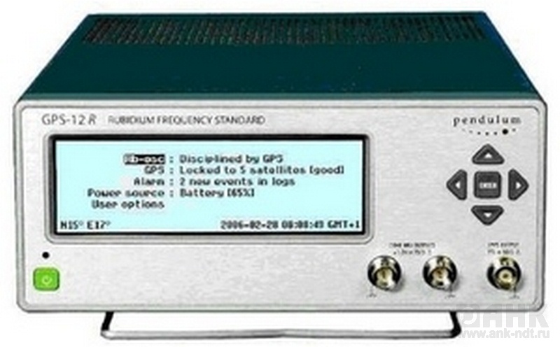 GPS-12RG - рубидиевый стандарт частоты с синхронизацией по GPS