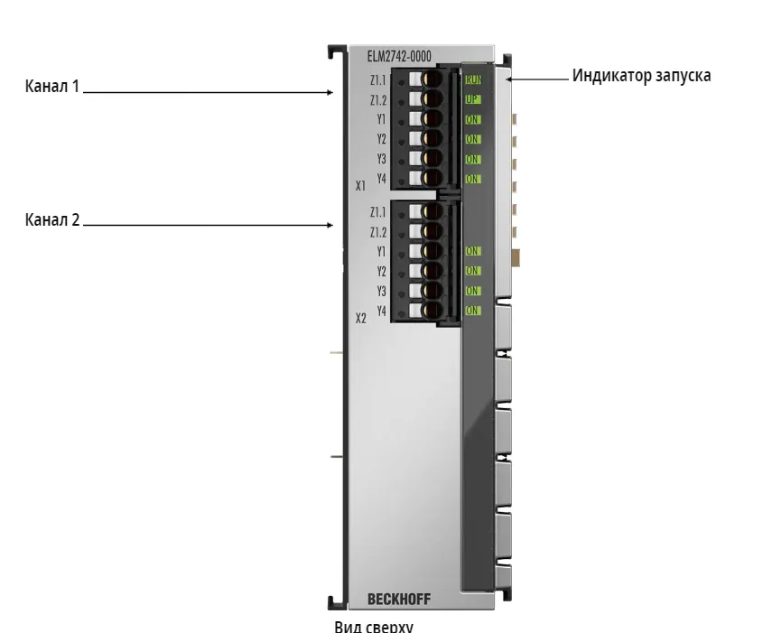 Терминал EtherCAT Beckhoff ELM2742-0000
