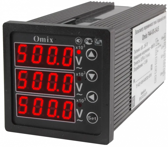 Вольтметр Omix P44-VX#-3-0.5