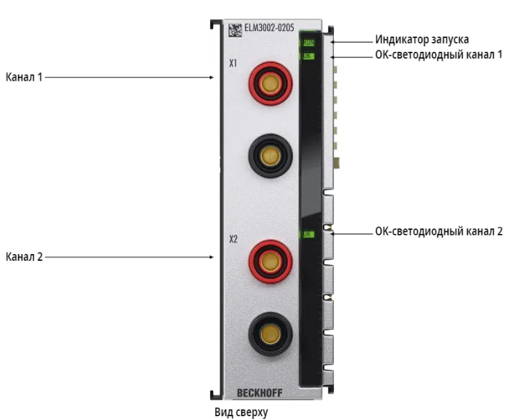 Терминал EtherCAT Beckhoff ELM3002-0205