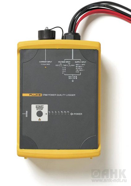 Fluke 1743 Basic — регистратор качества электроэнергии для трехфазной сети (без токовых клещей)