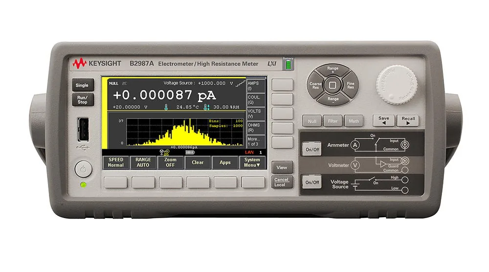 Электрометр/измеритель высокого сопротивления Keysight B2987A
