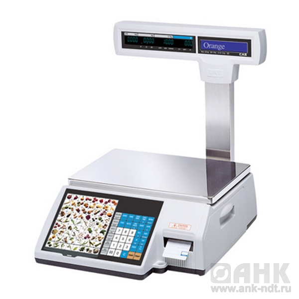 Весы торговые с печатью этикеток CAS CL5000-15IP