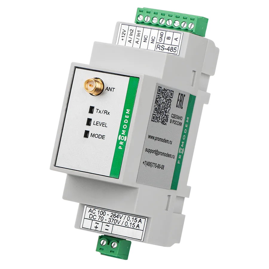 Модем Modbus Slave PROMODEM ZigBee-485-20mA-AC