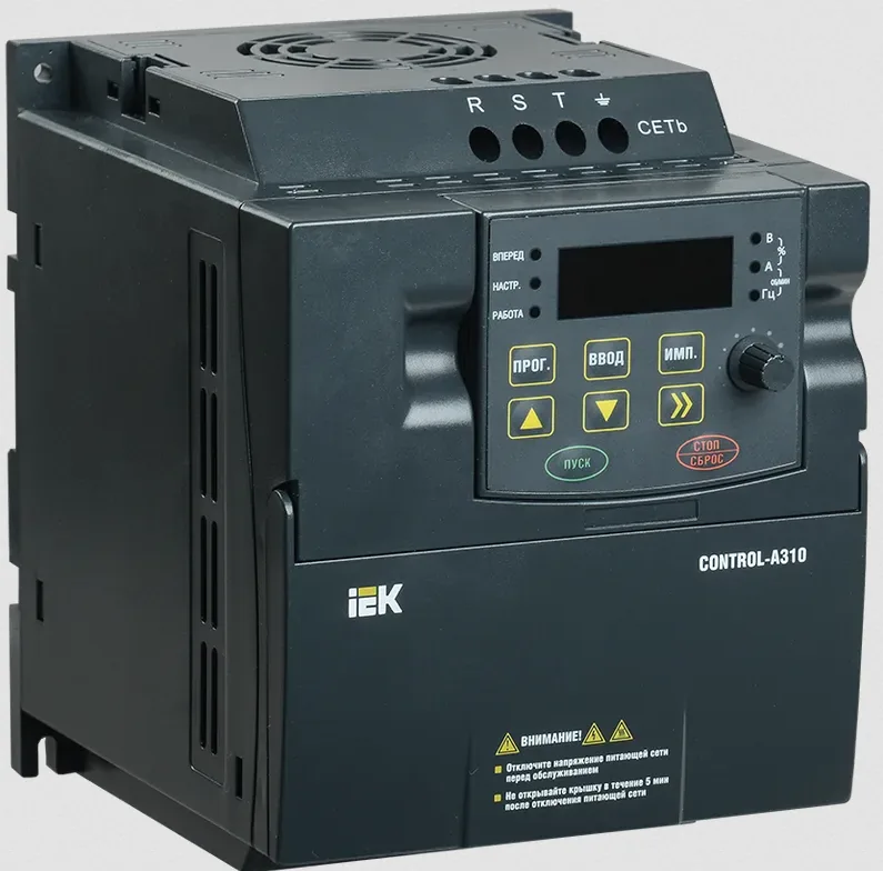 Преобразователь частоты IEK CONTROL-A310 380В 3Ф 2.2 кВт 5.1 A