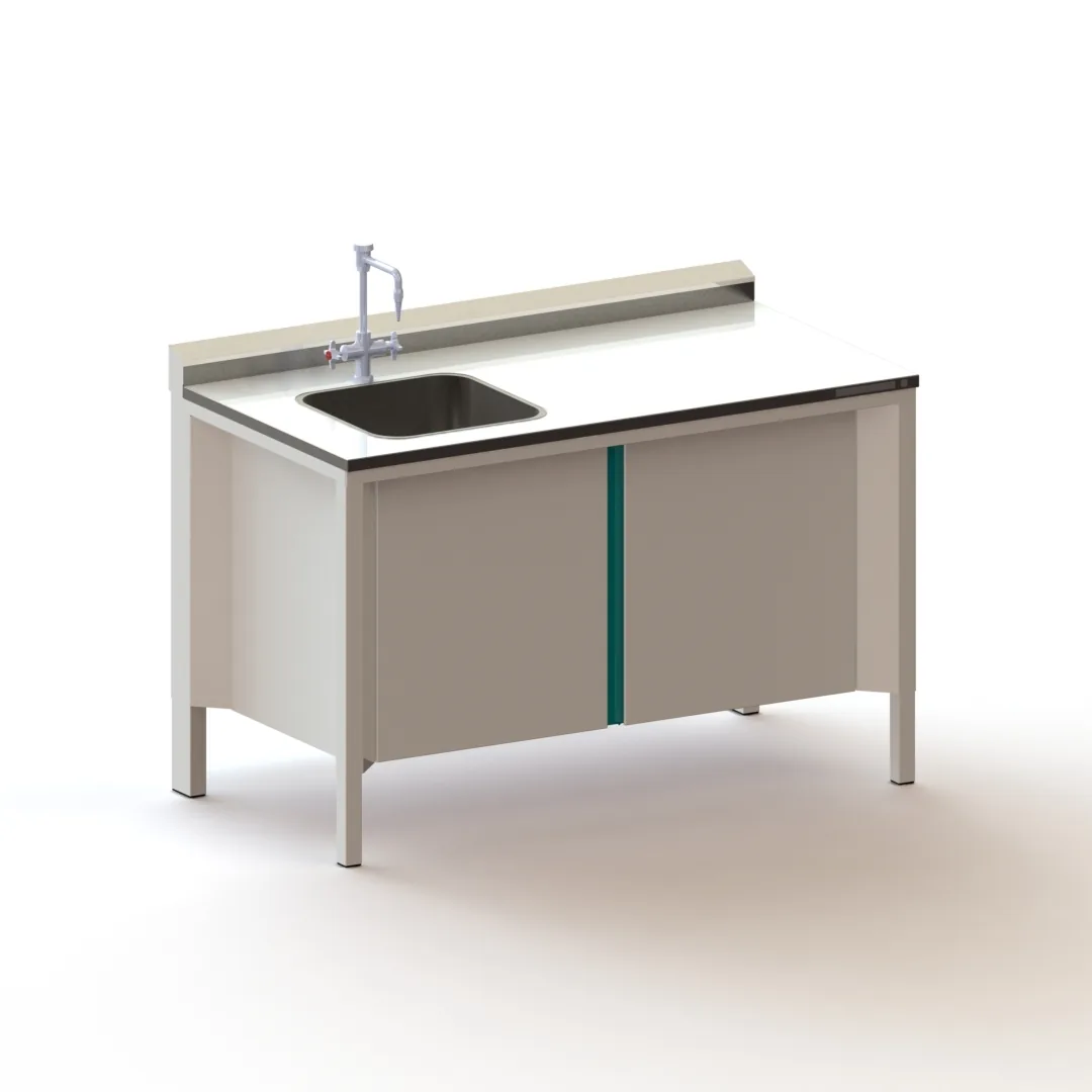 Стол-мойка лабораторная Дельта LAB VIKING ДЕ-СМ-12-7 LAB C