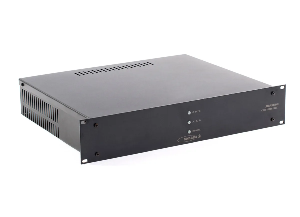 Источник бесперебойного питания Бастион СКАТ-1200У RACK (СКАТ ИБП-12/7-2X17-RACK)
