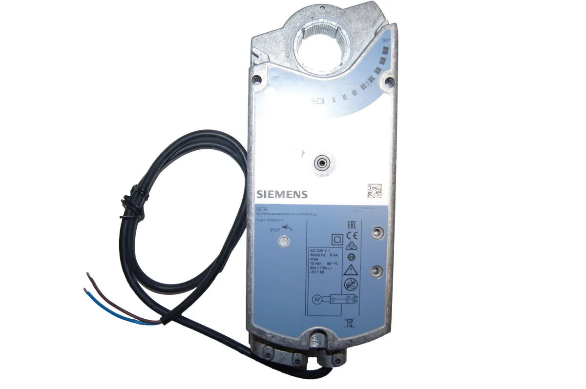 Привод воздушной заслонки Siemens GCA121.1E